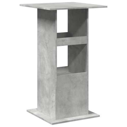 Barski stol s prostorom siva boja betona 60x60x102 cm drveni - Beton siva 1 Cijena