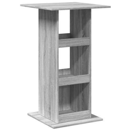 Barski stol s prostorom siva boja hrasta 60x60x102 cm drveni - Sivi hrast sonoma 1 Cijena