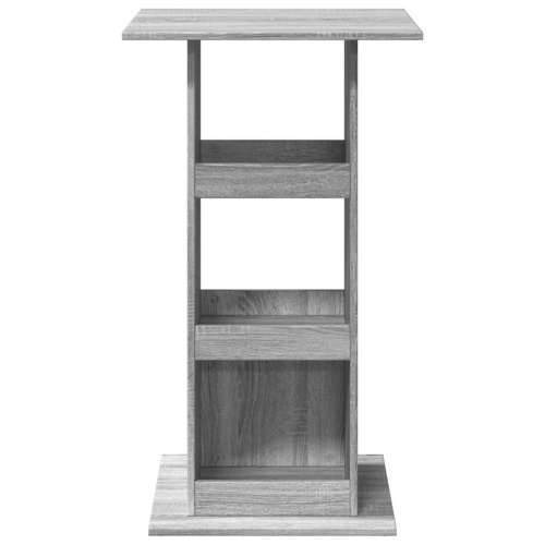 Barski stol s prostorom siva boja hrasta 60x60x102 cm drveni - Sivi hrast sonoma 1 Cijena