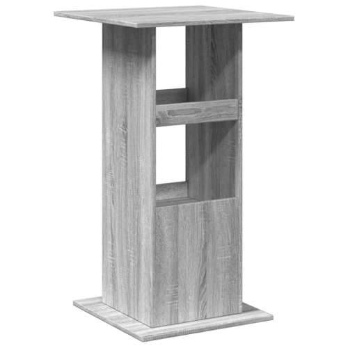 Barski stol s prostorom siva boja hrasta 60x60x102 cm drveni - Sivi hrast sonoma 1 Cijena