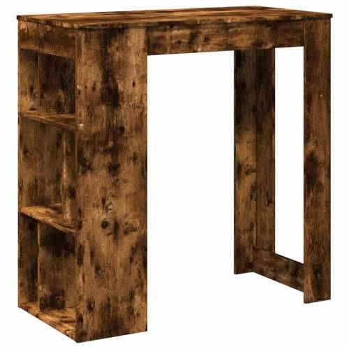 Barski stol s stalcima boja hrasta 102 x 50 x 103,5 cm drveni - Dimljeni hrast 1 Cijena