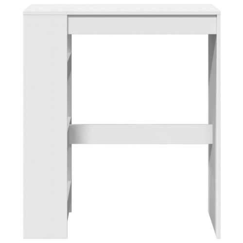 Barski stol s držačima bijeli 90x40x103,5 cm konstruirano drvo - Bijela 1 Cijena