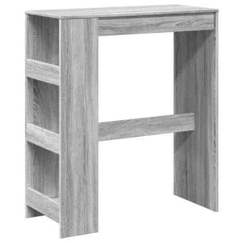 Barski stol s držačima boja hrasta 90x40x103,5 cm drveni Sivi hrast sonoma 1 Cijena