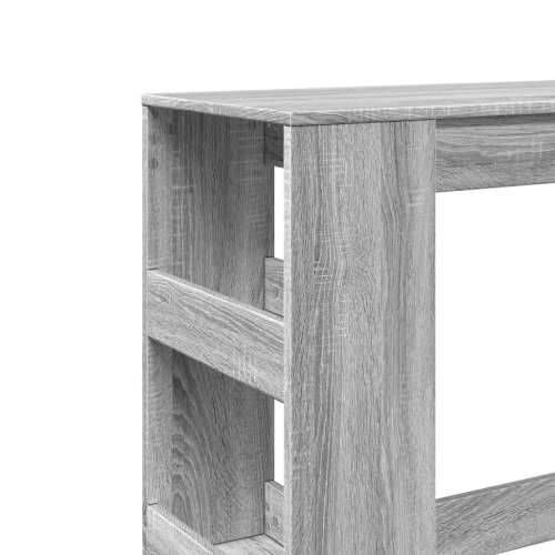 Barski stol s držačima boja hrasta 90x40x103,5 cm drveni Sivi hrast sonoma 1 Cijena