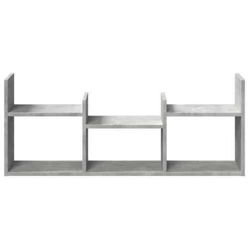 Zidni ormarić siva boja betona 100x18x40 cm konstruirano drvo - Beton siva 1 Cijena