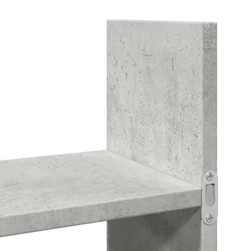 Zidni ormarić siva boja betona 100x18x40 cm konstruirano drvo - Beton siva 1 Cijena