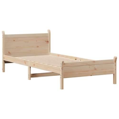 Okvir kreveta bez madraca 100x200 cm konstruirano drvo - Prirodna 100 x 200 cm Cijena