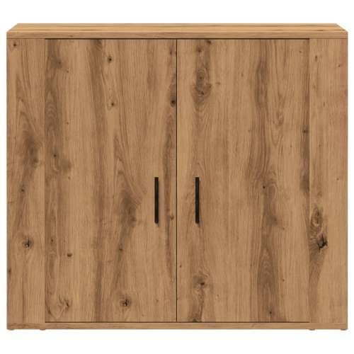 Komoda boja hrasta artisan 80 x 33 x 70 cm konstruirano drvo - Boja hrasta 1 Cijena