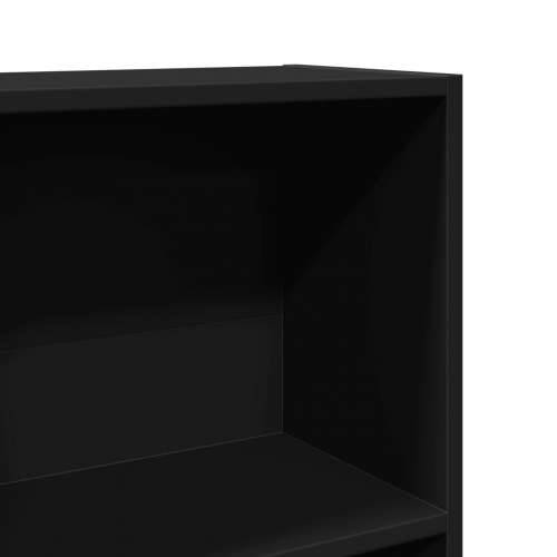 Regal za knjige crni 40x24x176 cm od konstruiranog drva - Crna 1 176 cm 40 cm Cijena