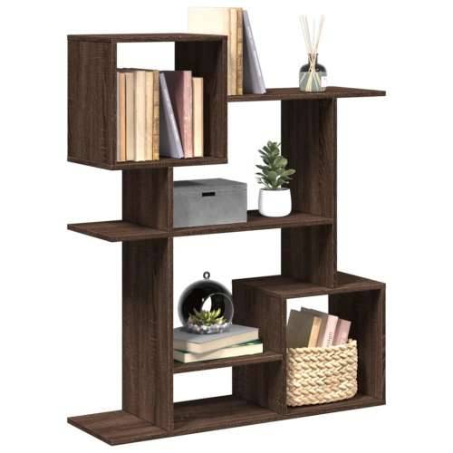 Pregrada / regal za knjige boja hrasta 92x29x112 cm drveni - Smeđi hrast 1 112 cm Cijena