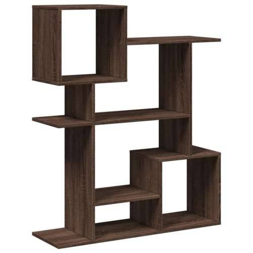 Pregrada / regal za knjige boja hrasta 92x29x112 cm drveni - Smeđi hrast 1 112 cm Cijena
