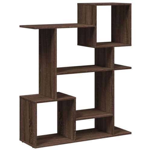 Pregrada / regal za knjige boja hrasta 92x29x112 cm drveni - Smeđi hrast 1 112 cm Cijena