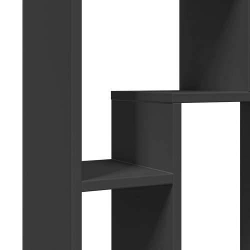 Regal za knjige crni 63x20x90 cm od konstruiranog drva - Crna 1 Cijena