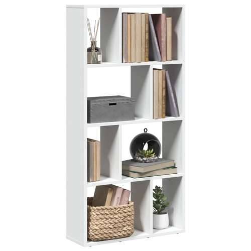 Regal za knjige bijeli 60x20x120 cm od konstruiranog drva - Bijela 1 60 cm Cijena