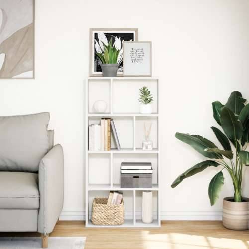 Regal za knjige bijeli 60x20x120 cm od konstruiranog drva - Bijela 1 60 cm Cijena