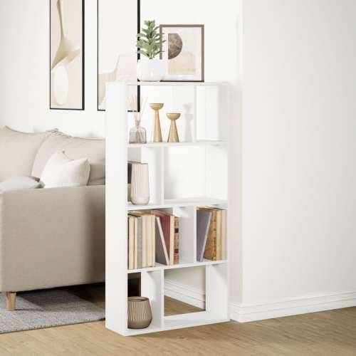 Regal za knjige bijeli 60x20x120 cm od konstruiranog drva - Bijela 1 60 cm Cijena