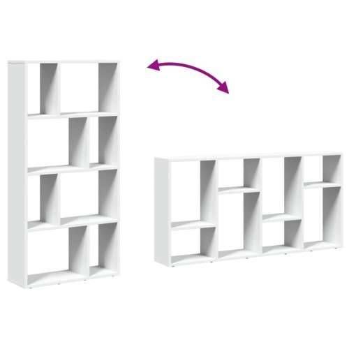 Regal za knjige bijeli 60x20x120 cm od konstruiranog drva - Bijela 1 60 cm Cijena