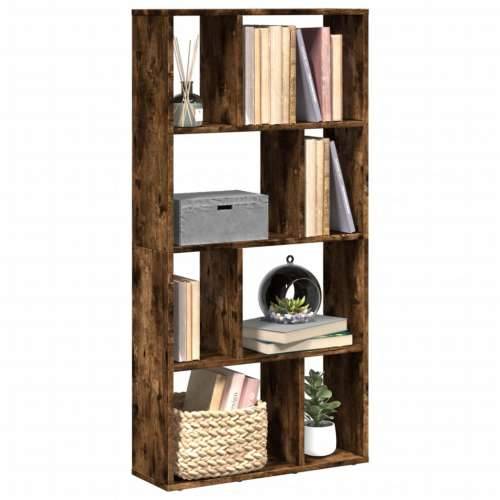 Regal za knjige boja hrasta 60x20x120 cm konstruirano drvo - Dimljeni hrast 1 60 cm Cijena
