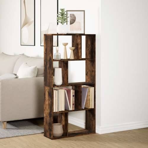 Regal za knjige boja hrasta 60x20x120 cm konstruirano drvo - Dimljeni hrast 1 60 cm Cijena