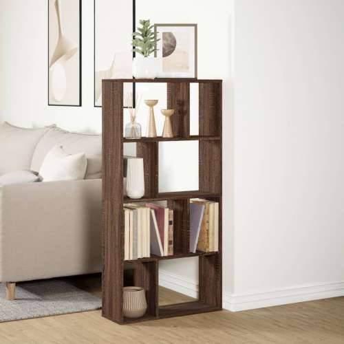 Regal za knjige boja hrasta 60x20x120 cm konstruirano drvo - Smeđi hrast 1 60 cm Cijena
