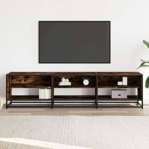 TV ormarić boja dimljenog hrasta 180x40x46 cm konstruirano drvo - Dimljeni hrast 1 180 cm Cijena