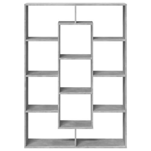 Ormarić za knjige boja betona 102x29x143 cm drveni - Beton siva 1 143 cm 102 cm Cijena