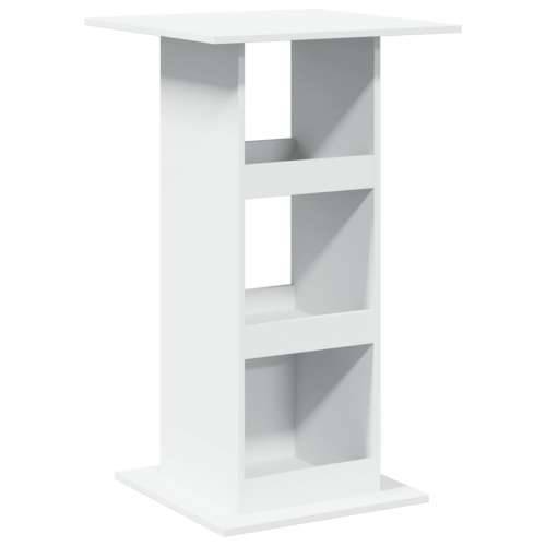 Barski stol s prostorom bijeli 60x60x102 cm drveni - Bijela 1 Cijena