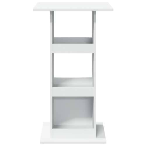Barski stol s prostorom bijeli 60x60x102 cm drveni - Bijela 1 Cijena
