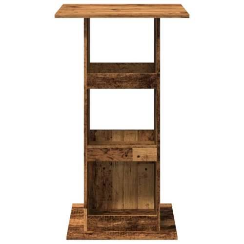 Barski stol s prostorom boja drva 60x60x102cm konstruirano drvo - Staro drvo 1 Cijena