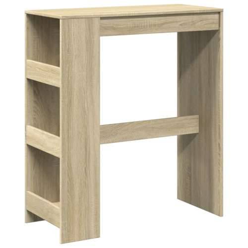 Barski stol s stalcima boja hrasta 90x40x103,5 cm drveni - sonoma hrast 1 Cijena