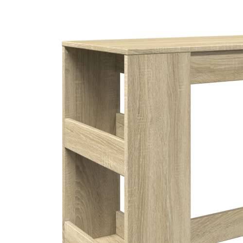 Barski stol s stalcima boja hrasta 90x40x103,5 cm drveni - sonoma hrast 1 Cijena