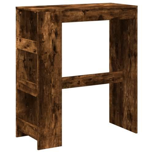 Barski stol s držačima boja hrasta 90x40x103,5 cm drveni - Dimljeni hrast 1 Cijena
