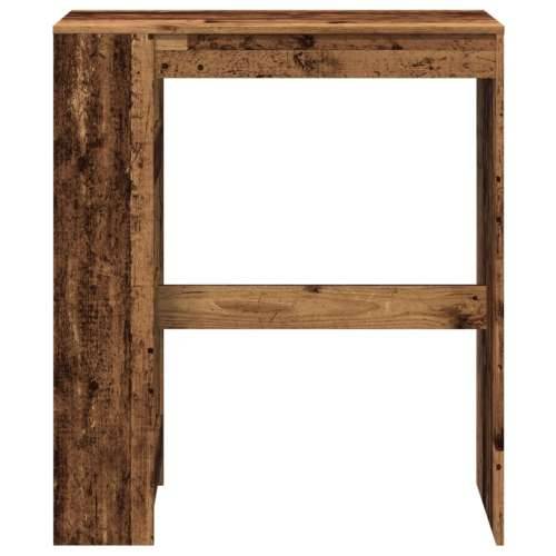 Barski stol s držačima boja staro drvo 90x40x103,5 cm drveni - Staro drvo 1 Cijena