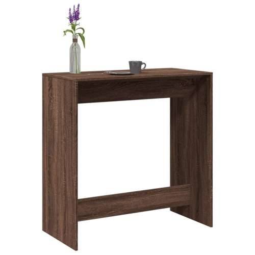 Barski stol smeđa boja hrasta 102x50x103,5 cm konstruirano drvo - Smeđi hrast 1 102 cm Cijena