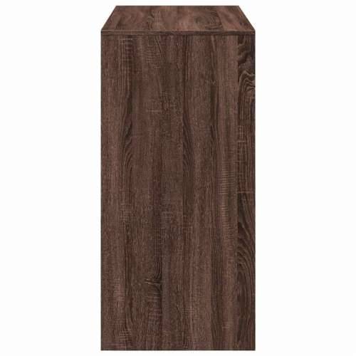 Barski stol smeđa boja hrasta 102x50x103,5 cm konstruirano drvo - Smeđi hrast 1 102 cm Cijena