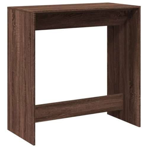 Barski stol smeđa boja hrasta 102x50x103,5 cm konstruirano drvo - Smeđi hrast 1 102 cm Cijena