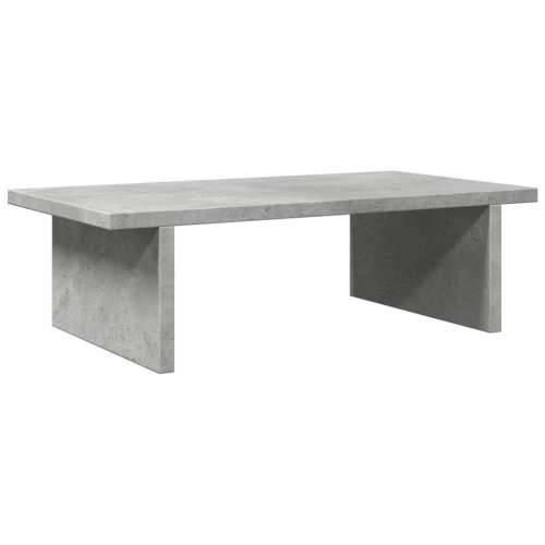 Stalak za monitor siva boja betona 50x27x15 cm drveni - Beton siva 50 x 27 x 15 cm Cijena