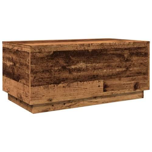 Stolić za kavu s LED svjetlima boja starog drva 90 x 50 x 40 cm - Staro drvo 1 90 cm Cijena