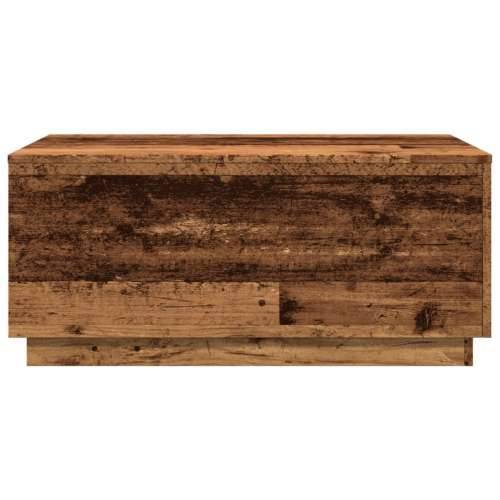 Stolić za kavu s LED svjetlima boja starog drva 90 x 50 x 40 cm - Staro drvo 1 90 cm Cijena