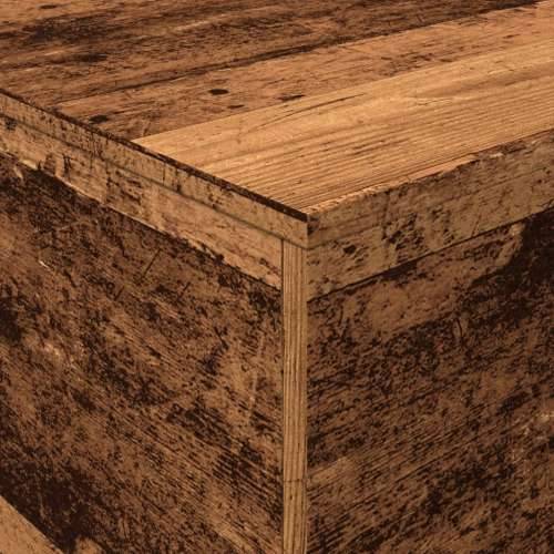 Stolić za kavu s LED svjetlima boja starog drva 90 x 50 x 40 cm - Staro drvo 1 90 cm Cijena
