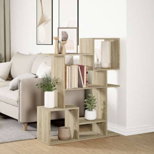 Pregrada / regal za knjige boja hrasta 92x29x112 cm drveni - sonoma hrast 1 112 cm Cijena