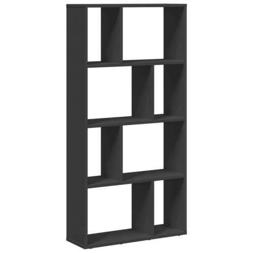 Regal za knjige crni 60x20x120 cm od konstruiranog drva - Crna 1 60 cm Cijena