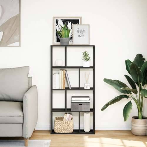 Regal za knjige crni 60x20x120 cm od konstruiranog drva - Crna 1 60 cm Cijena