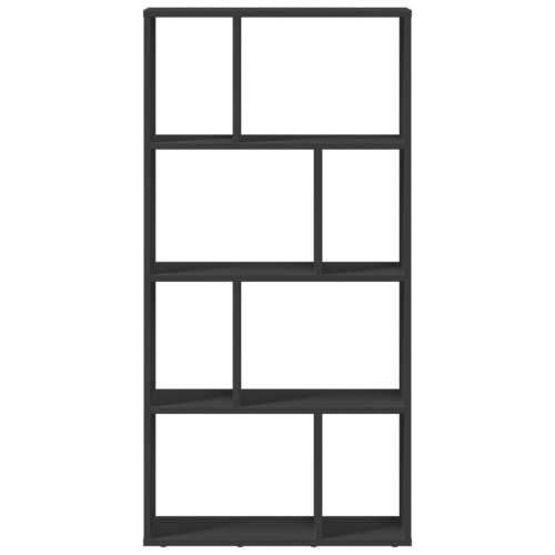 Regal za knjige crni 60x20x120 cm od konstruiranog drva - Crna 1 60 cm Cijena
