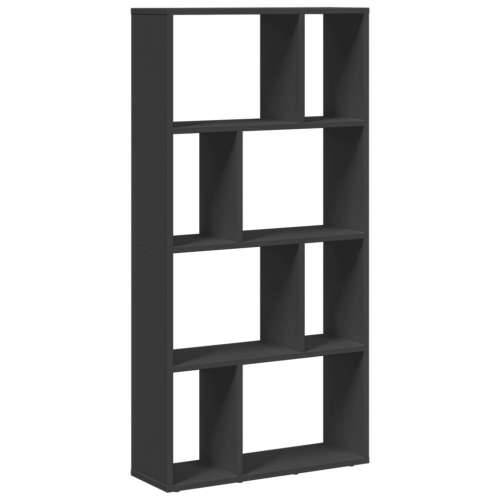 Regal za knjige crni 60x20x120 cm od konstruiranog drva - Crna 1 60 cm Cijena