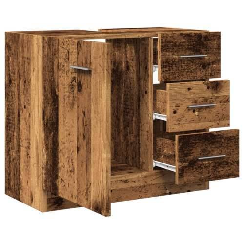 Ormarić za Lavabo - Umivaonik boja drva 63x30x54 cm konstruirano drvo - Staro drvo 1 Cijena