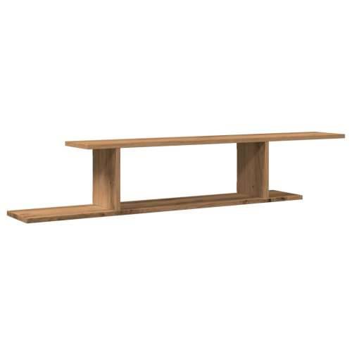 Zidna TV polica boja hrasta 125x18x23 cm konstruirano drvo - hrast artisan 1 Cijena