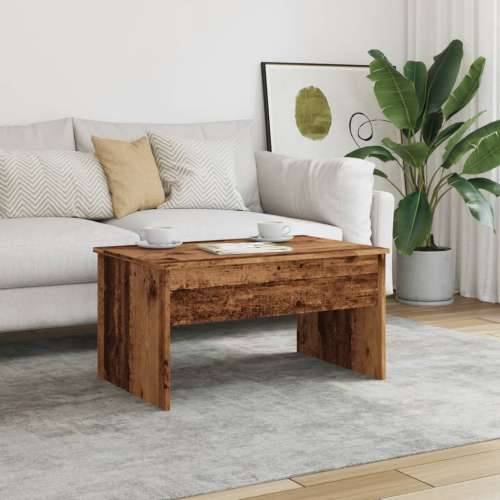 Stolić za kavu boja staro drvo 80x50,5x41,5cm konstruirano drvo - Staro drvo 80 x 50 x 41.5 cm 1 Cijena