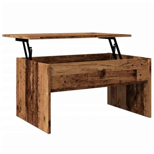 Stolić za kavu boja staro drvo 80x50,5x41,5cm konstruirano drvo - Staro drvo 80 x 50 x 41.5 cm 1 Cijena