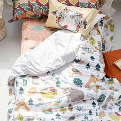 Set pokrivača za poplun HappyFriday Moshi Moshi Harvestwood Pisana Krevet od 80/90 2 Dijelovi Cijena